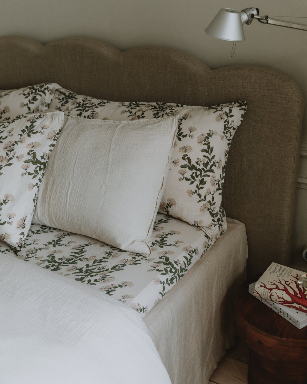 Muslin Fitted Sheet Double