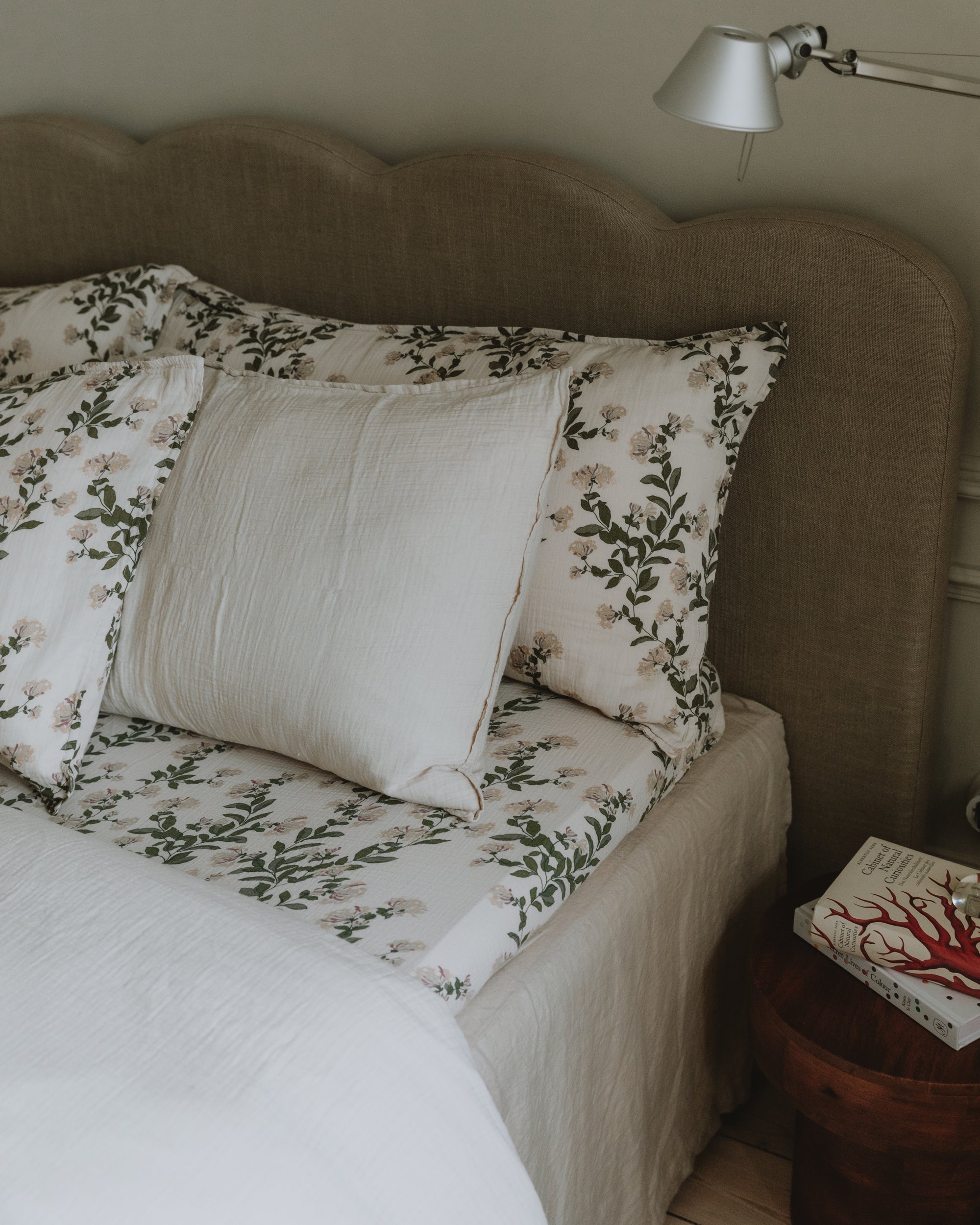 Muslin Fitted Sheet Double