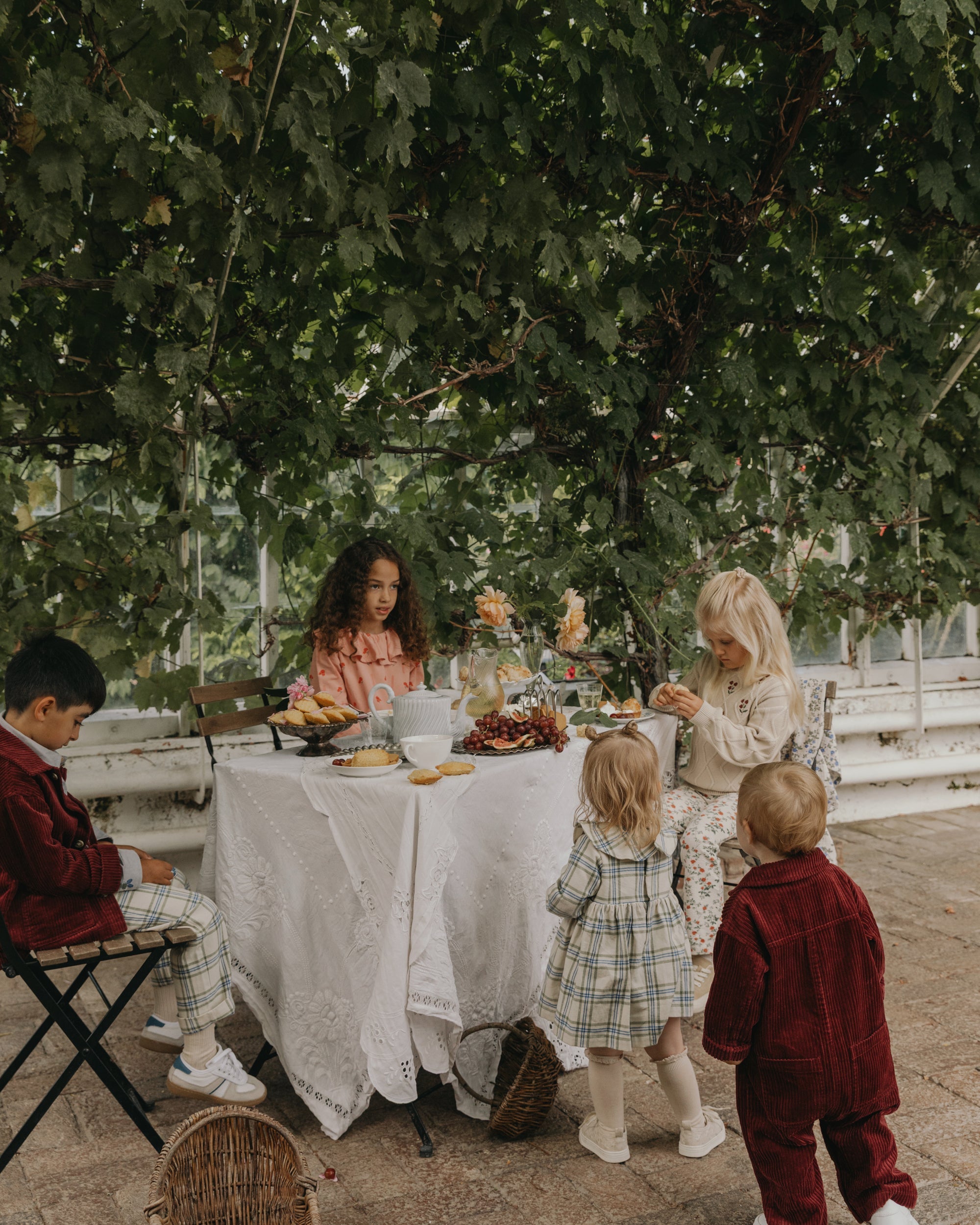 Flanelloverallklänning