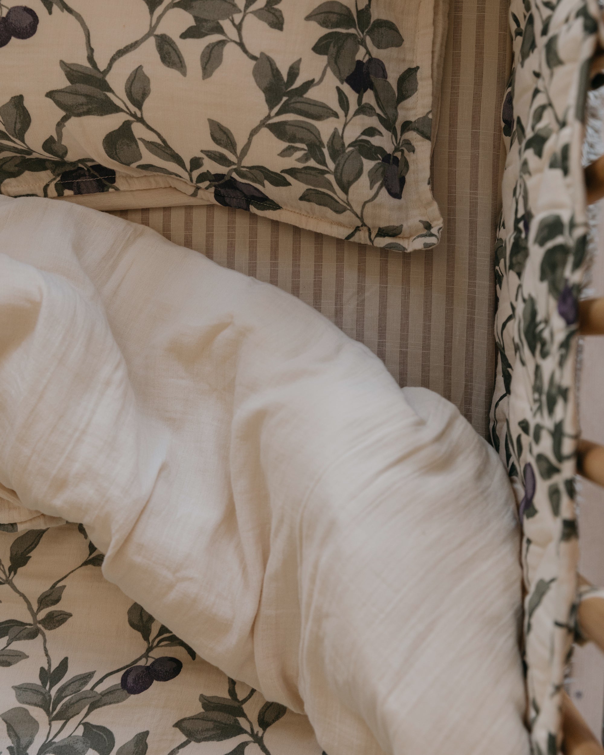 Muslin sängset för barn