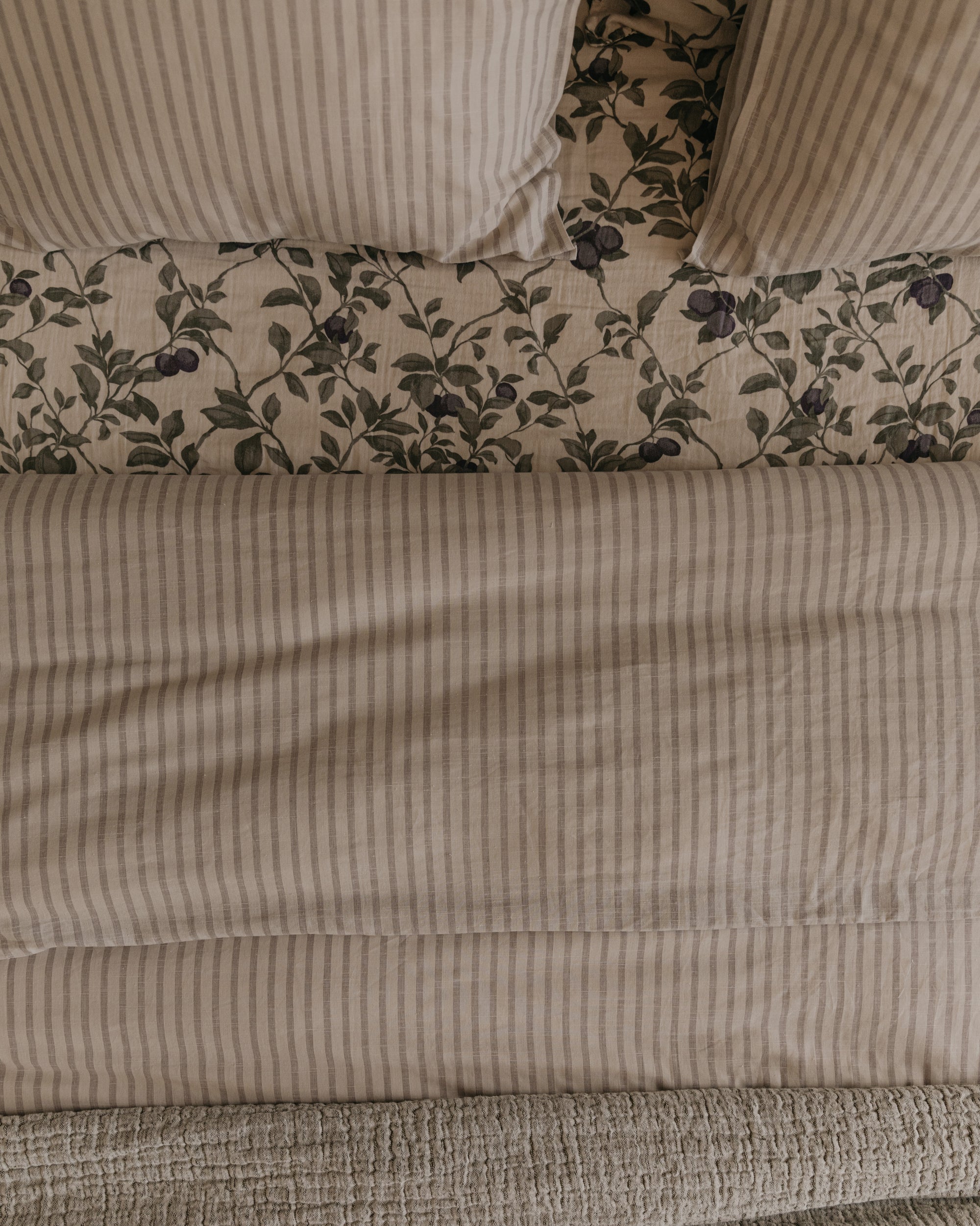 Muslin Fitted Sheet Double