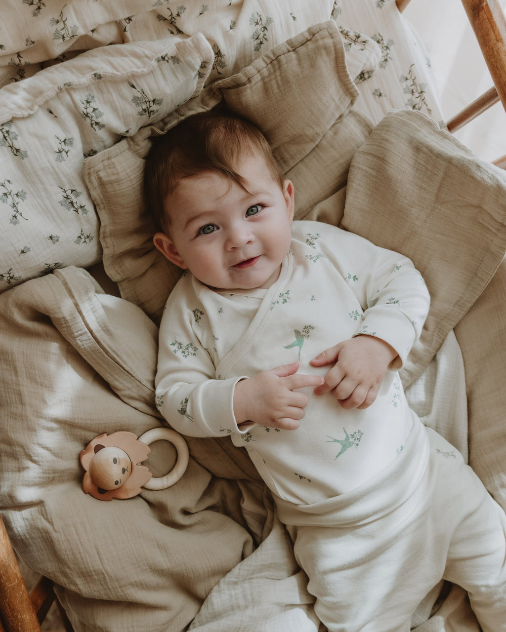 Muslin sängset för barn