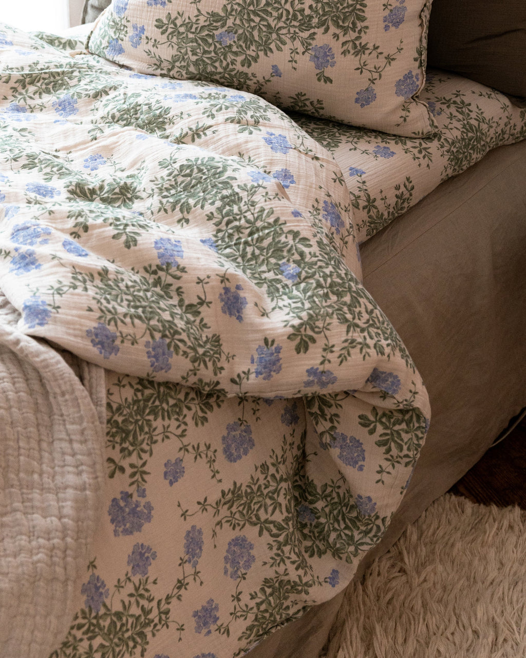 Muslin-påslakan, dubbelsäng