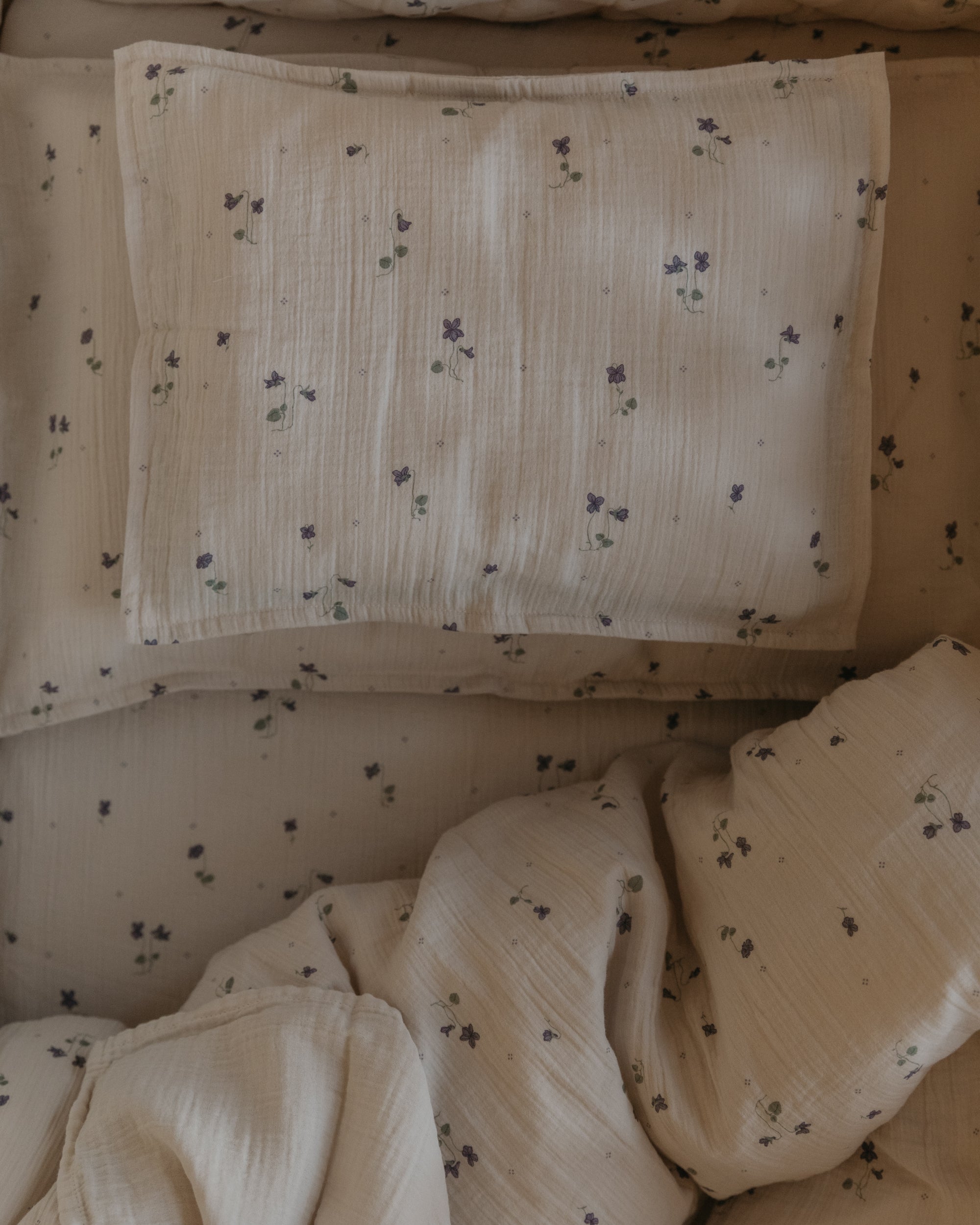 Muslin sängset för barn