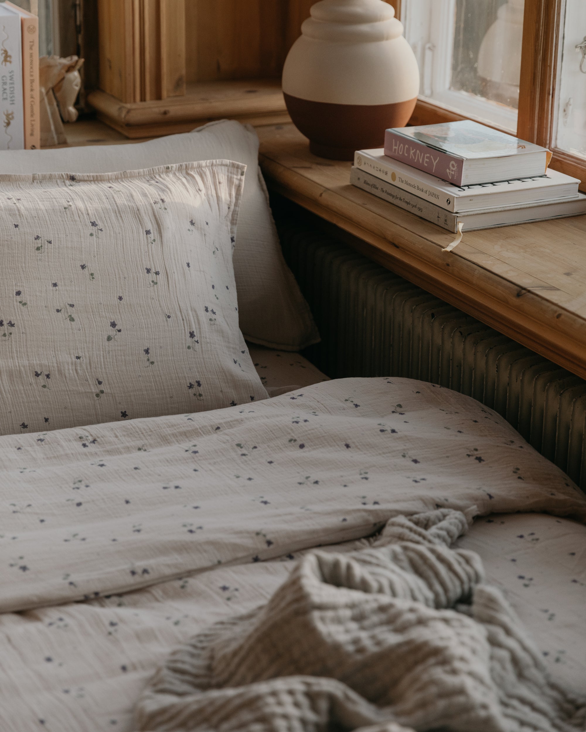 Muslin sängset enkel