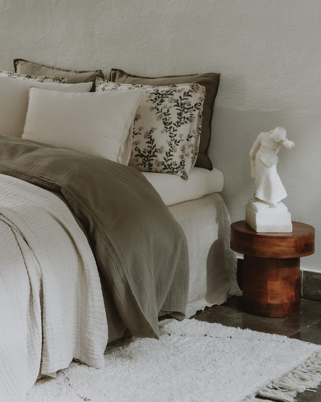 Muslin sängset enkel