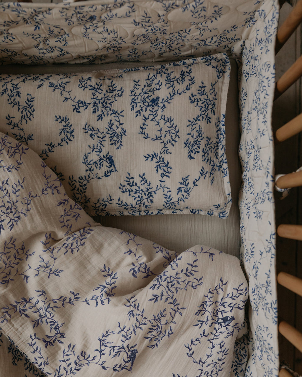 Muslin sängset för barn