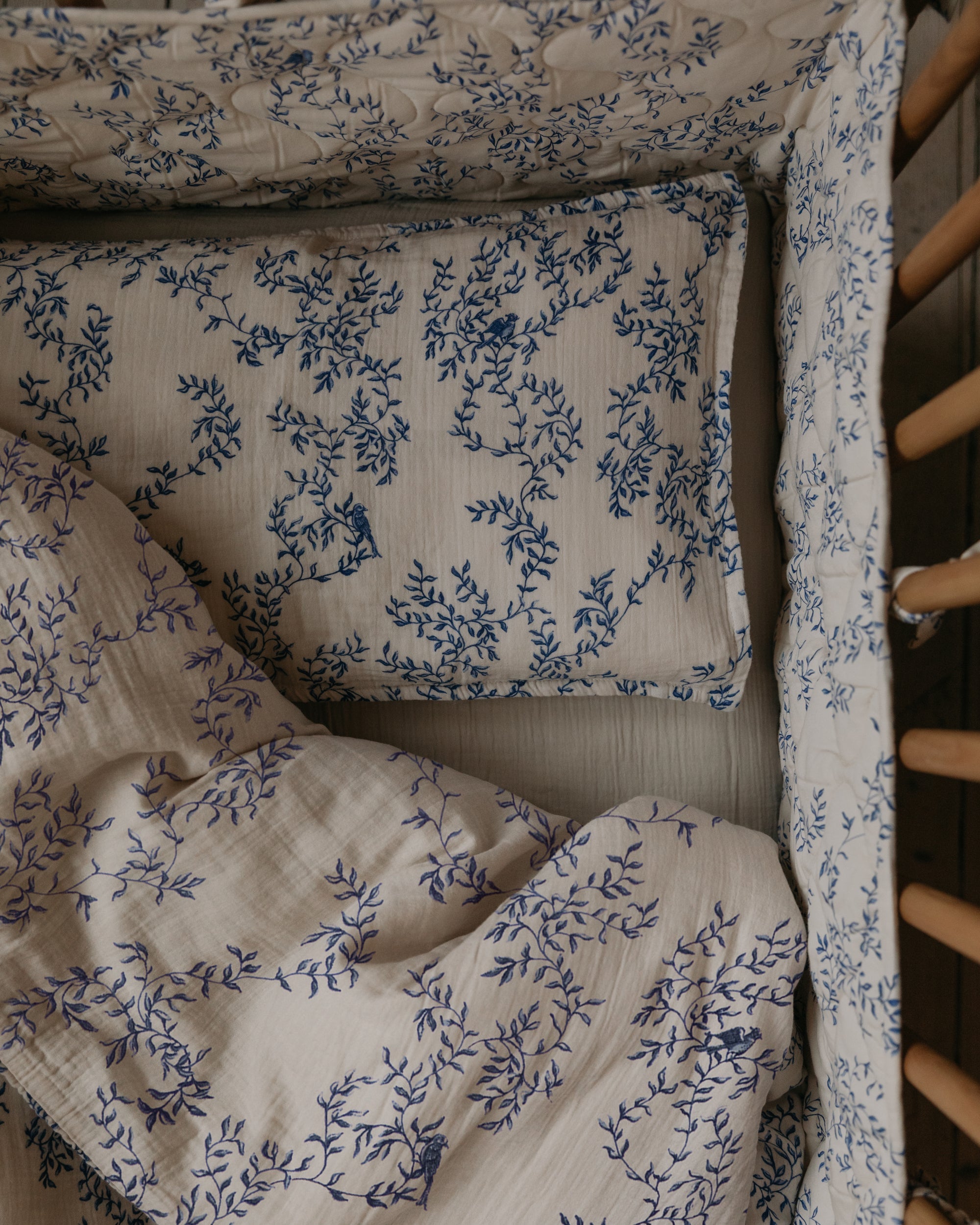 Muslin sängset för barn