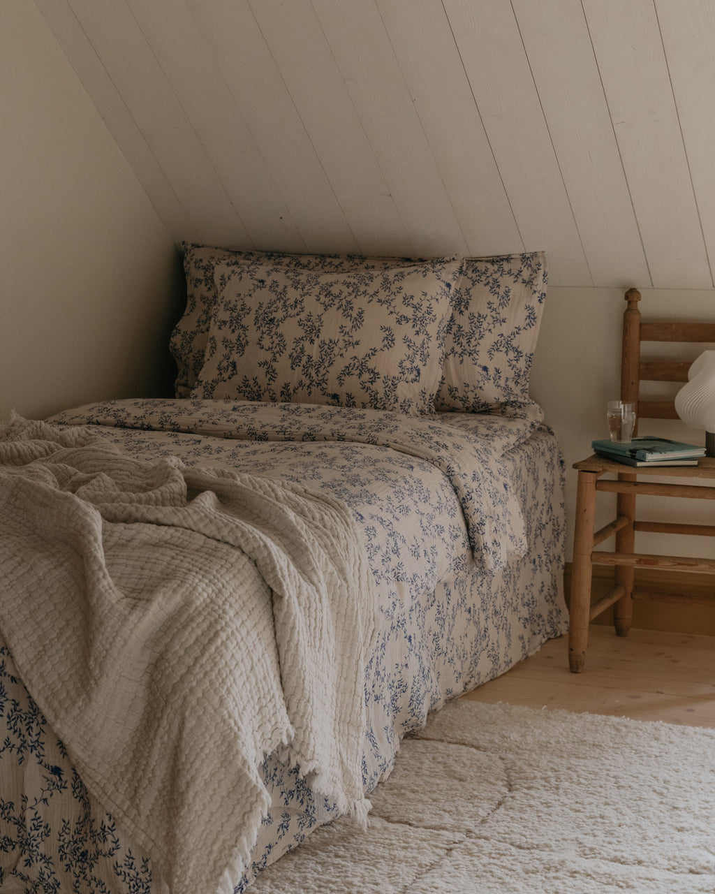 Muslin sängset enkel