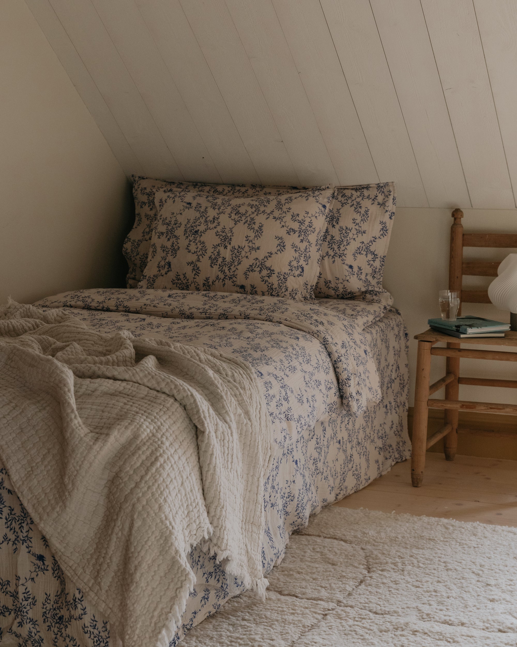 Muslin sängset enkel