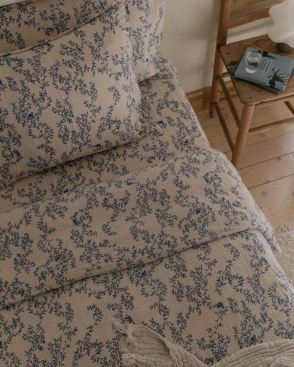 Muslin sängset enkel