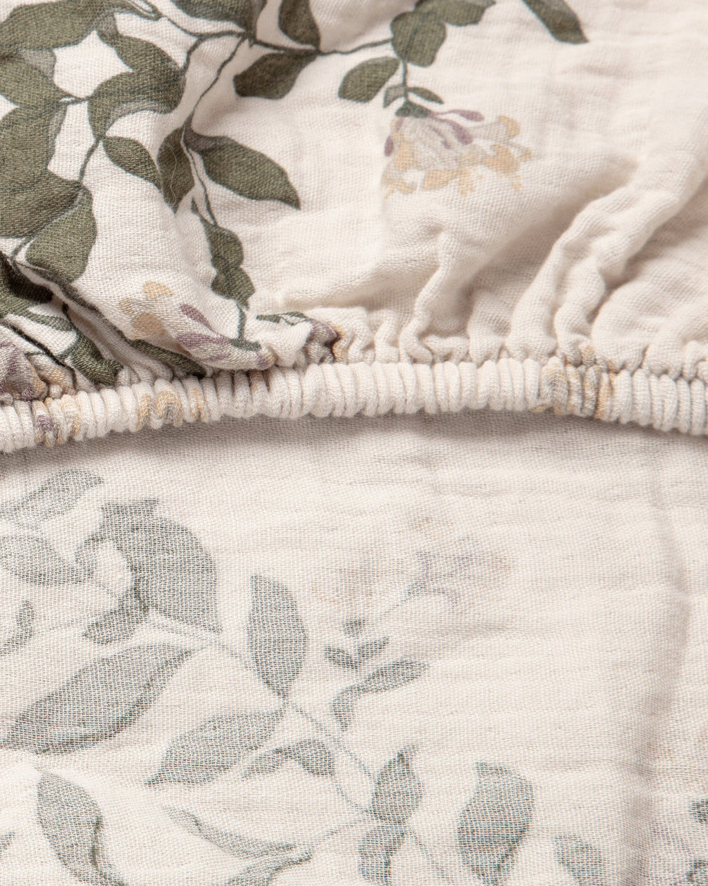 Muslin Fitted Sheet Double