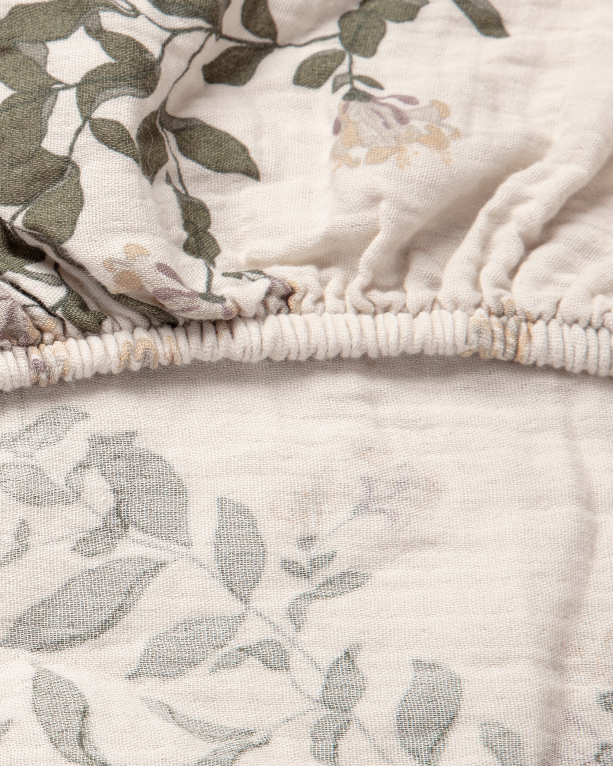 Muslin Fitted Sheet Double