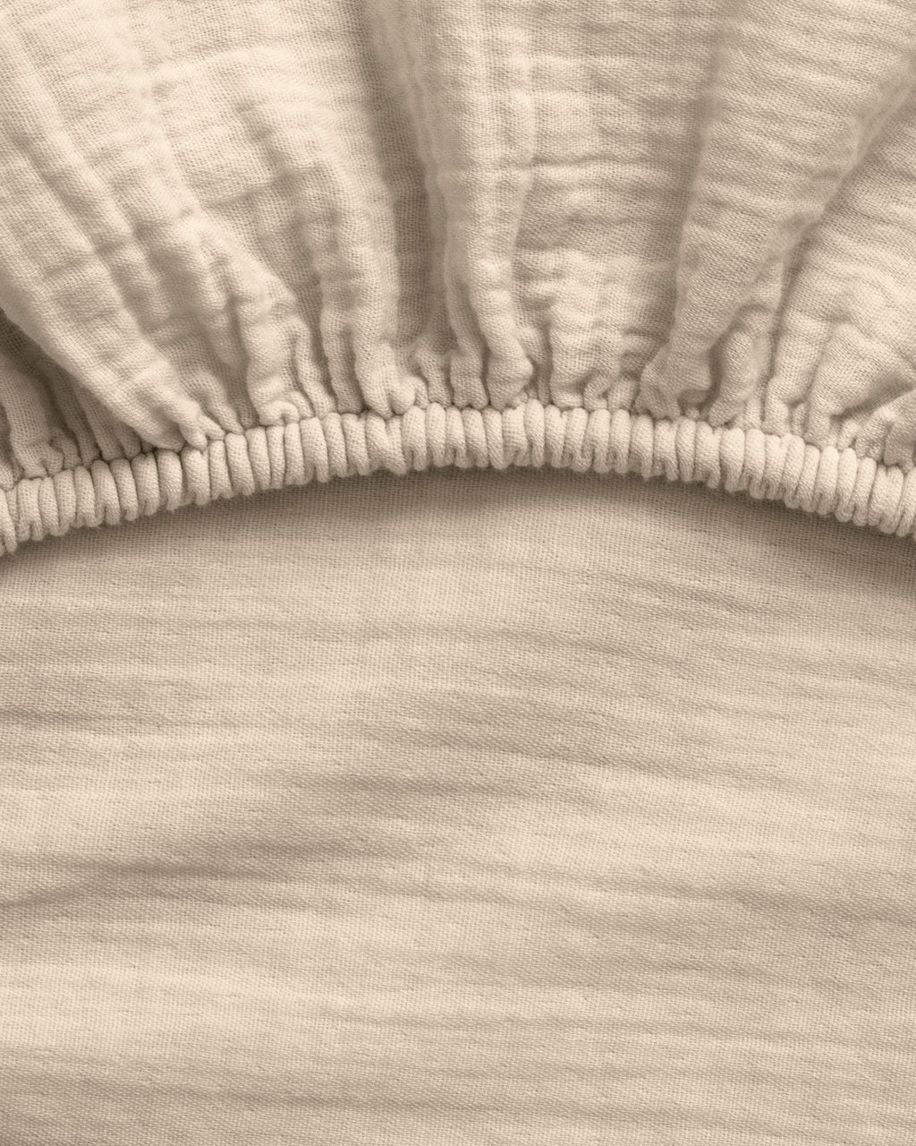 Muslin Fitted Sheet Double