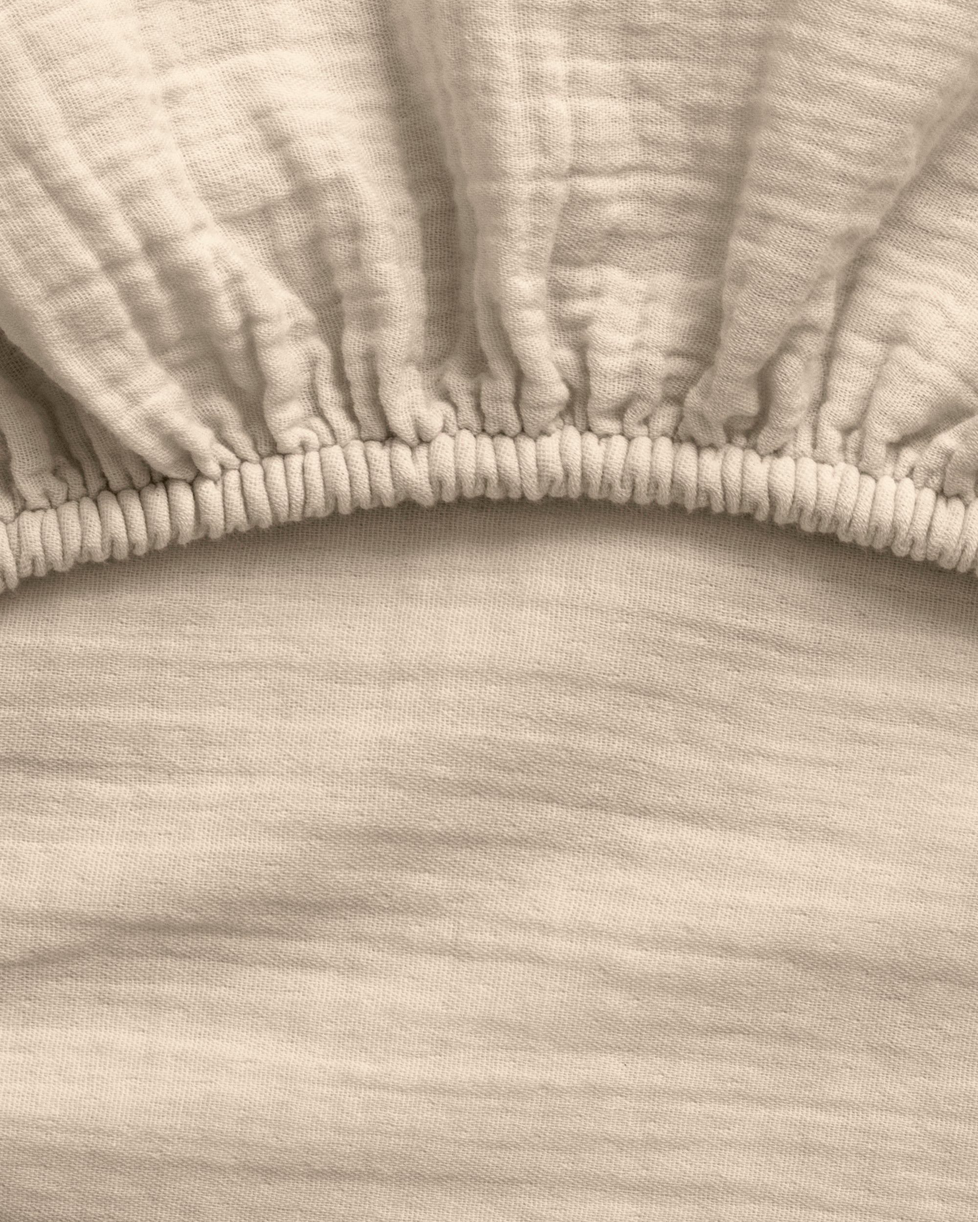 Muslin Fitted Sheet Double