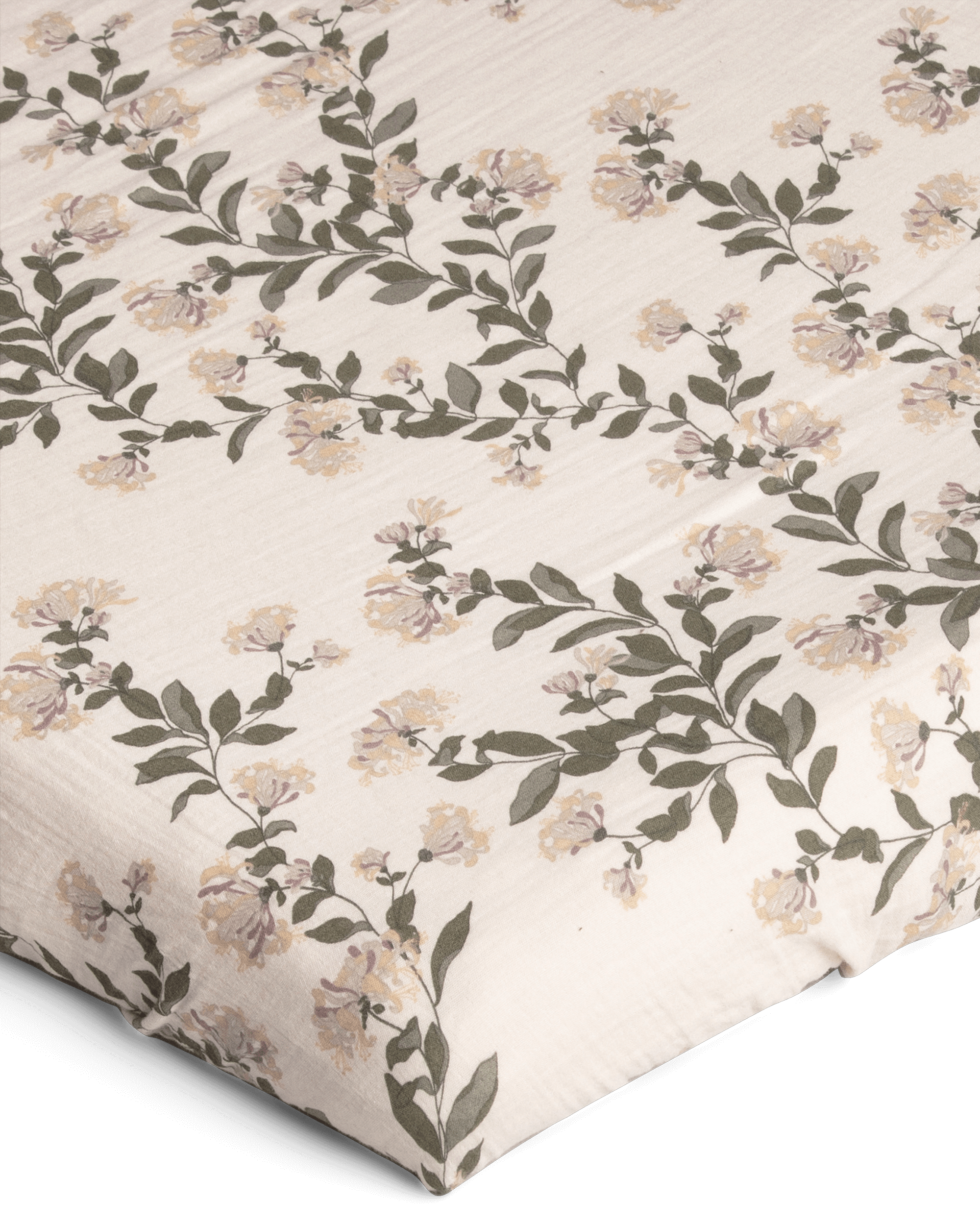 Muslin Fitted Sheet Double
