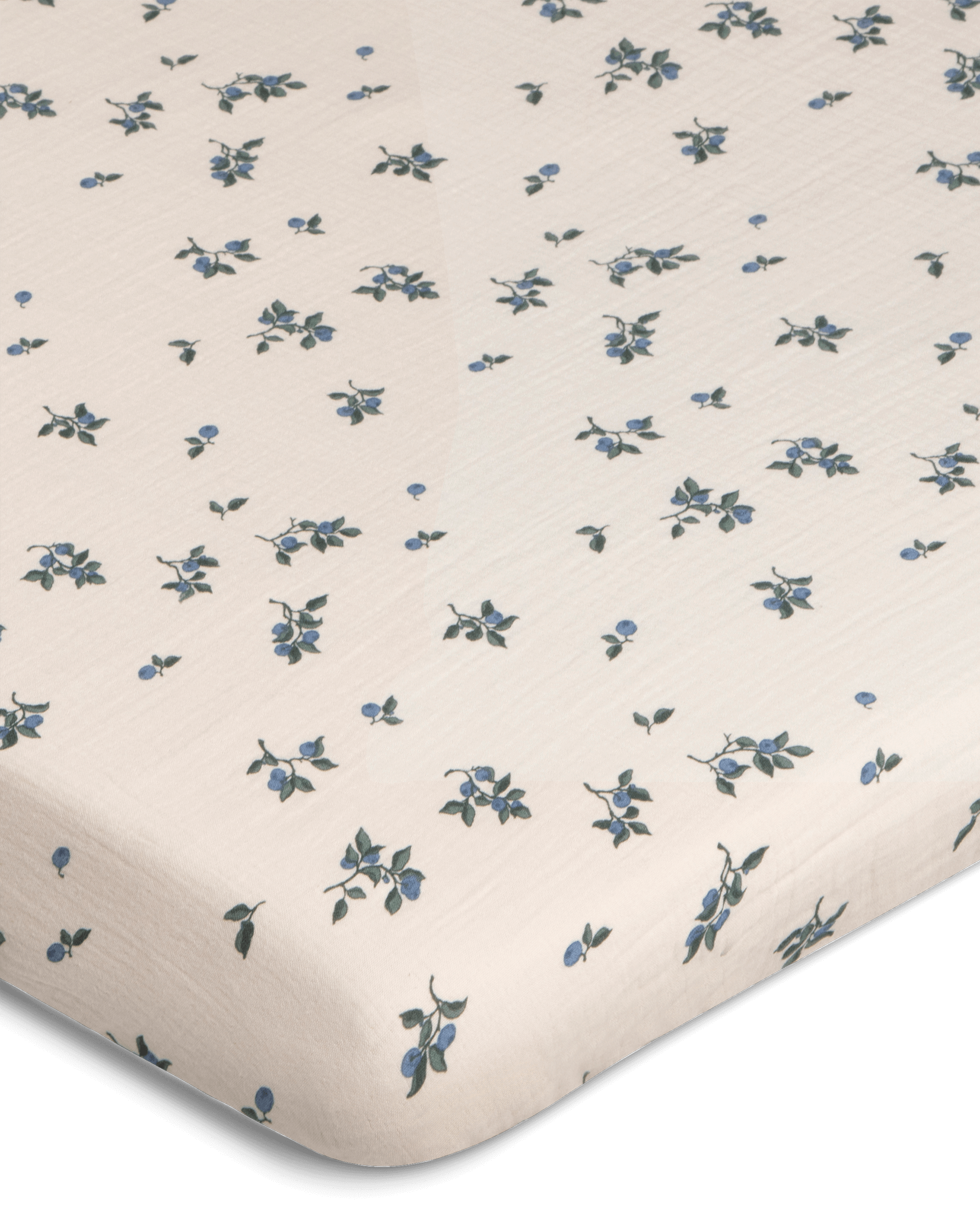 Muslin Fitted Sheet Single