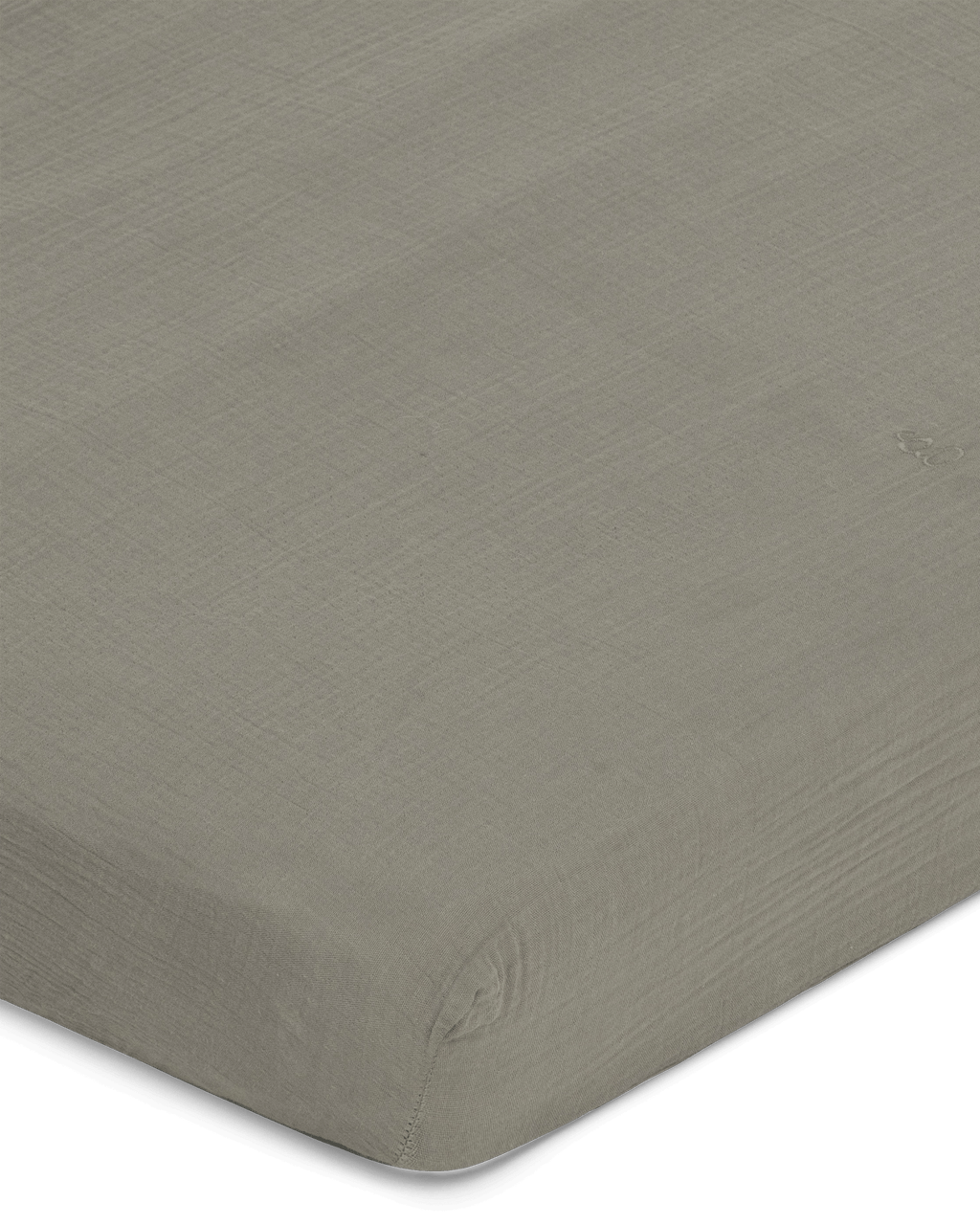 Muslin Fitted Sheet Single