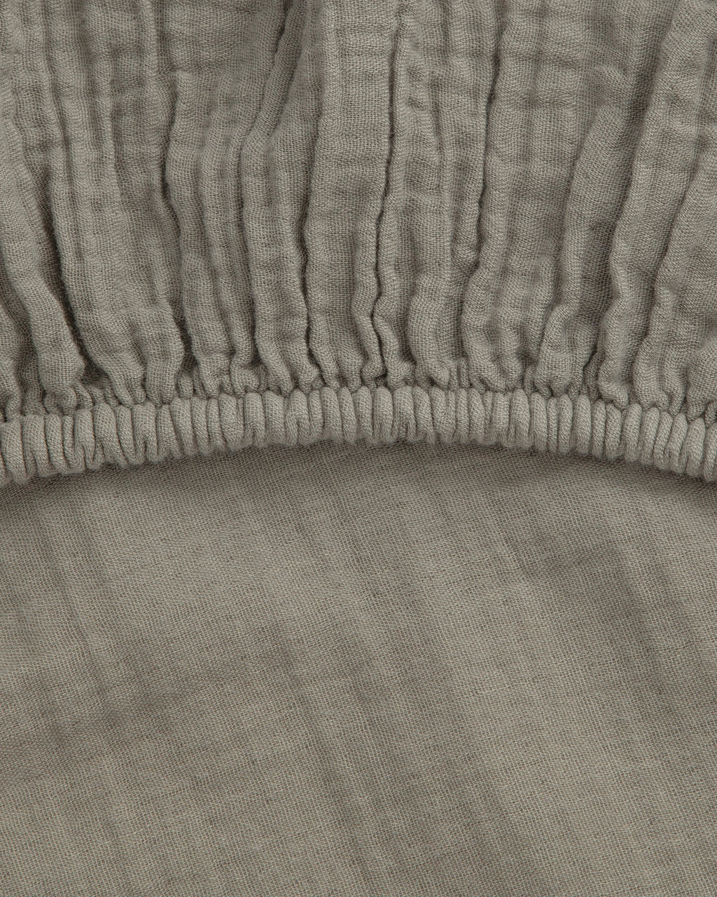 Muslin Fitted Sheet Single