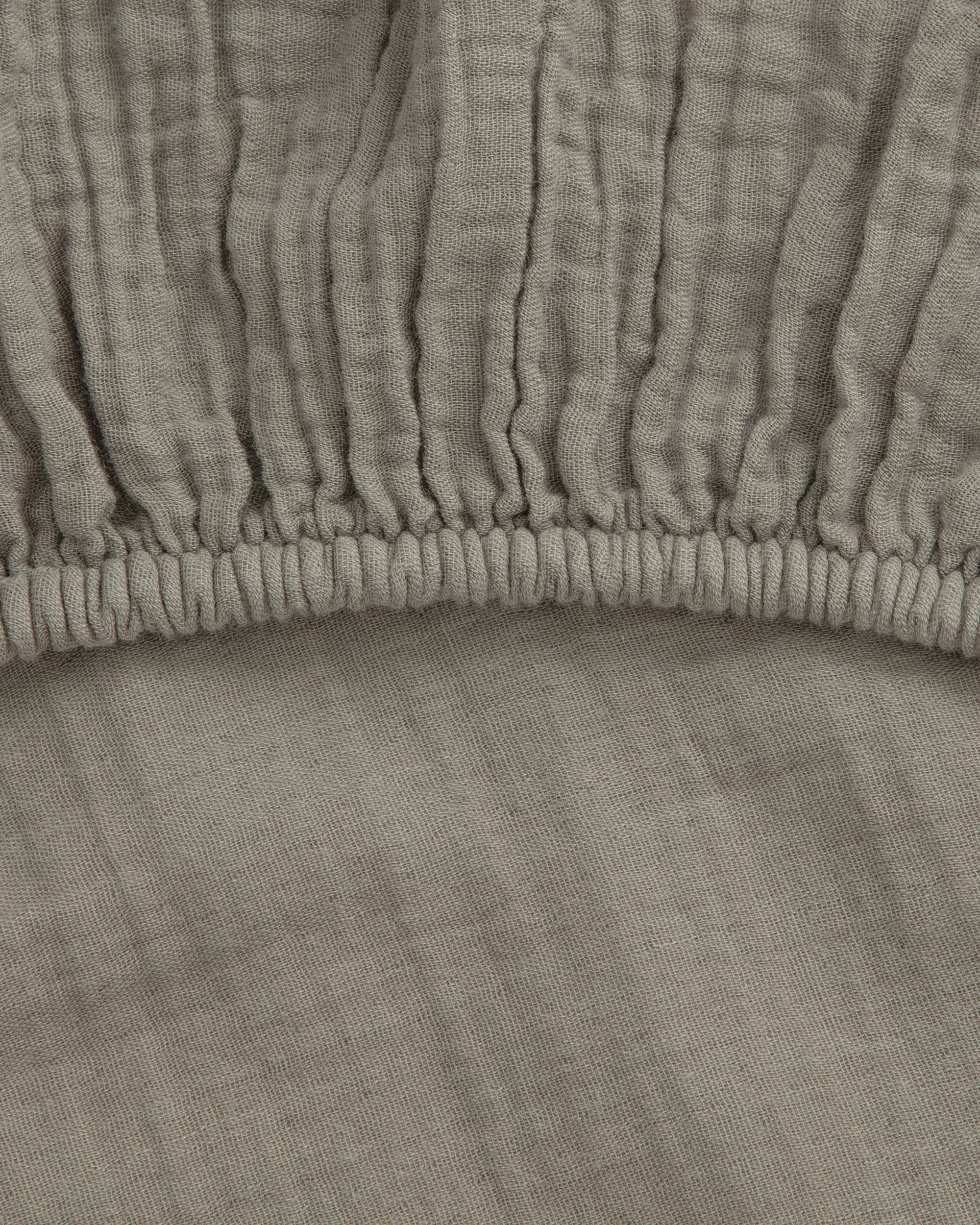 Muslin Fitted Sheet Single