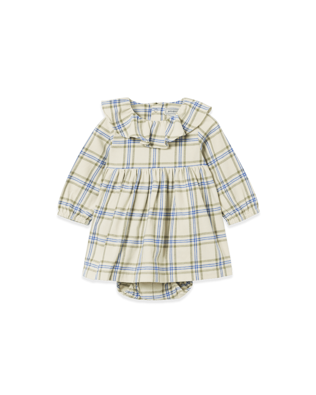 Flanelloverallklänning