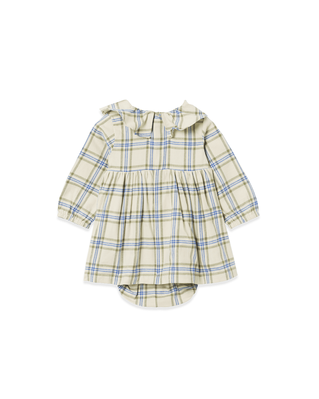 Flanelloverallklänning