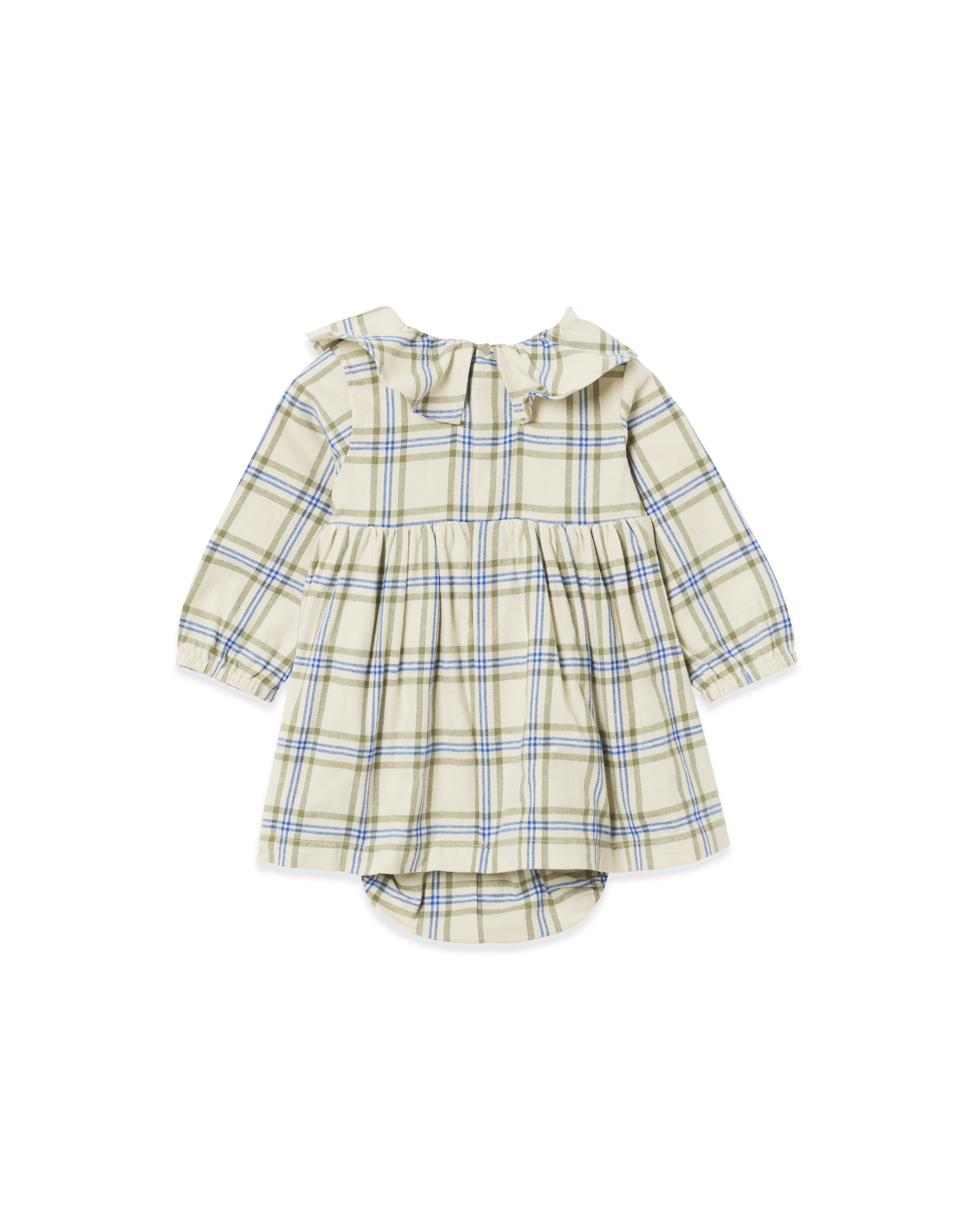 Flanelloverallklänning