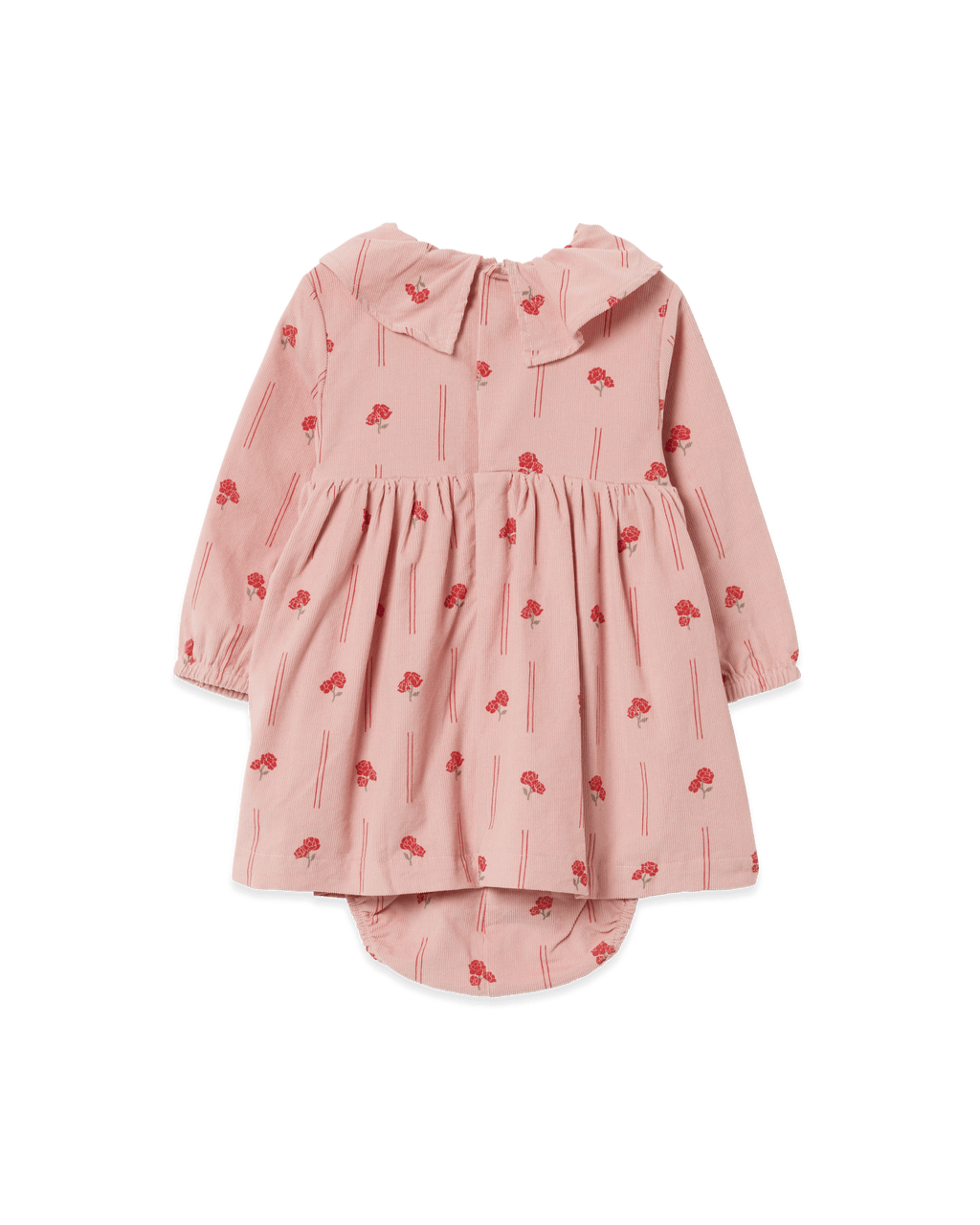 Mikrocorduroy-klänning för spädbarn