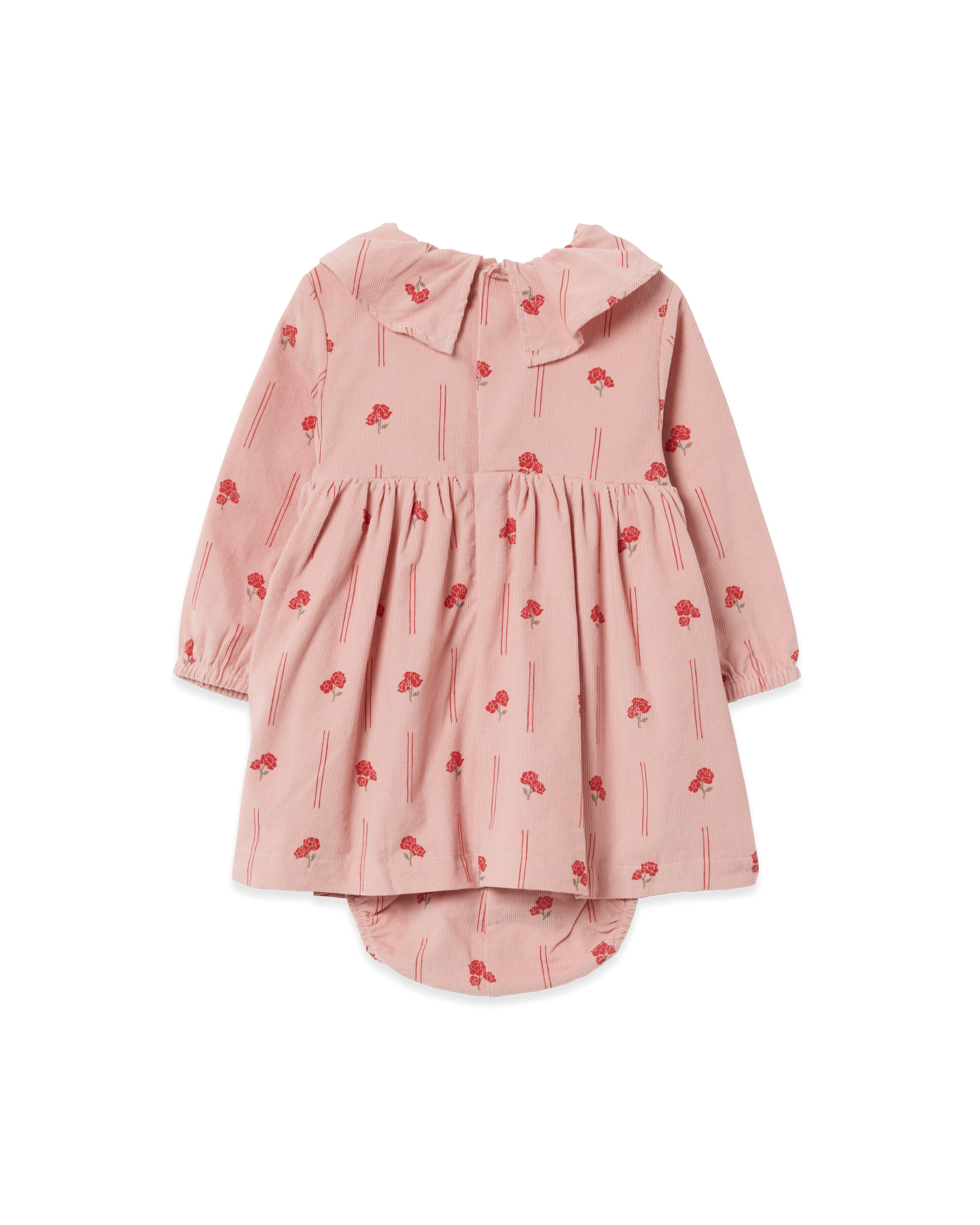 Mikrocorduroy-klänning för spädbarn