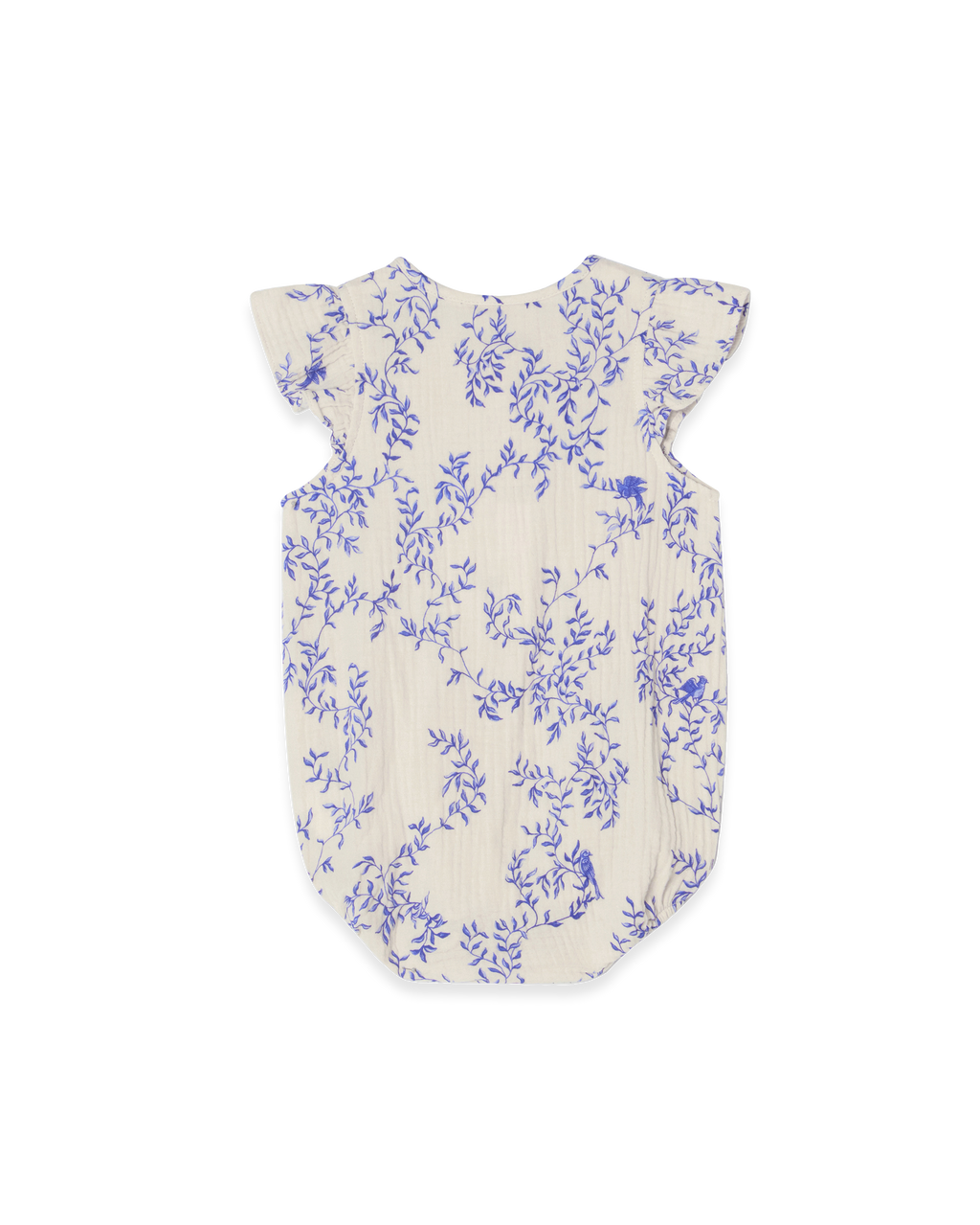 Muslin-romper med volanger